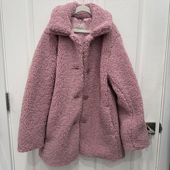 Crewcuts by J Crew Girls Sherpa/Boucle/Teddy/Peacoat Jacket, size 10-12, NWOT - Picture 1 of 10